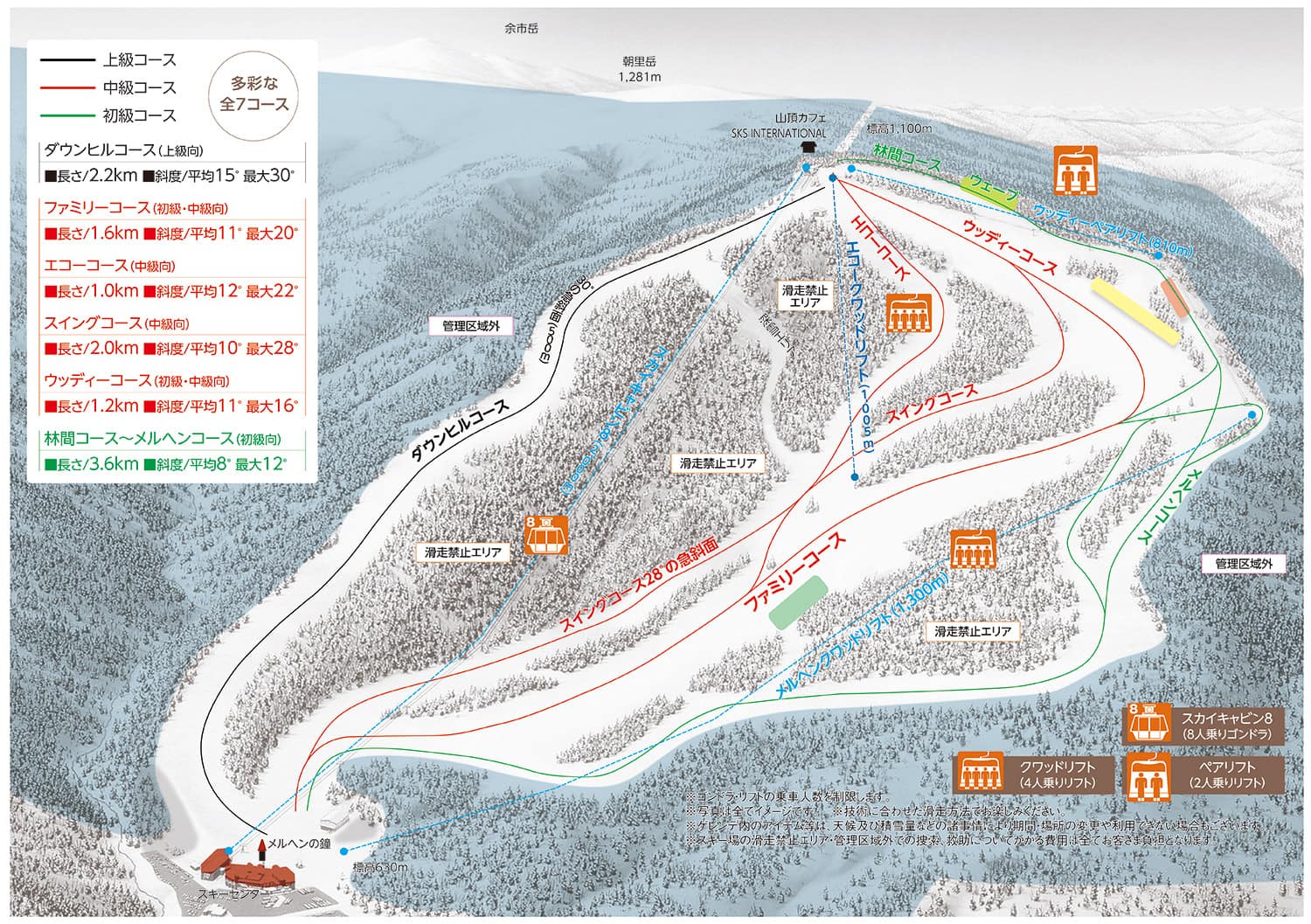スペシャルオファ 札幌国際スキー場キロロスノーワールド共通リフト1日