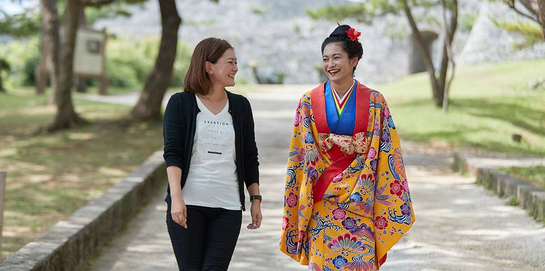 沖縄の伝統衣装 琉装 体験 Anaたび図鑑 Anaトラベラーズ