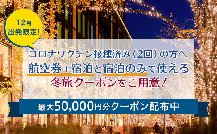 コロナワクチン接種済み 2回 の方へ 秋旅クーポン 国内ツアー Ana