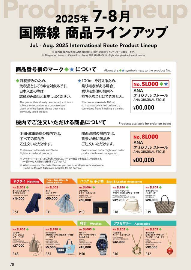 ANA SKY SHOP 2025-7-8