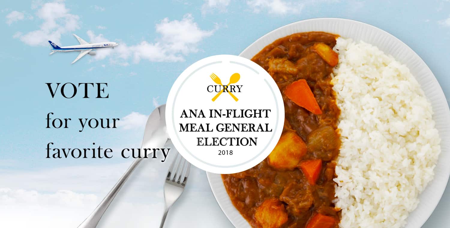 Inflight meal general election 2018 ANA