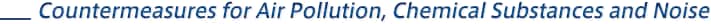 Countermeasures for Air Pollution, Chemical Substances and Nois