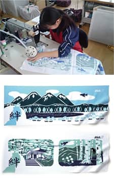 Tenugui Towels to Support Reconstruction in the Disaster Area