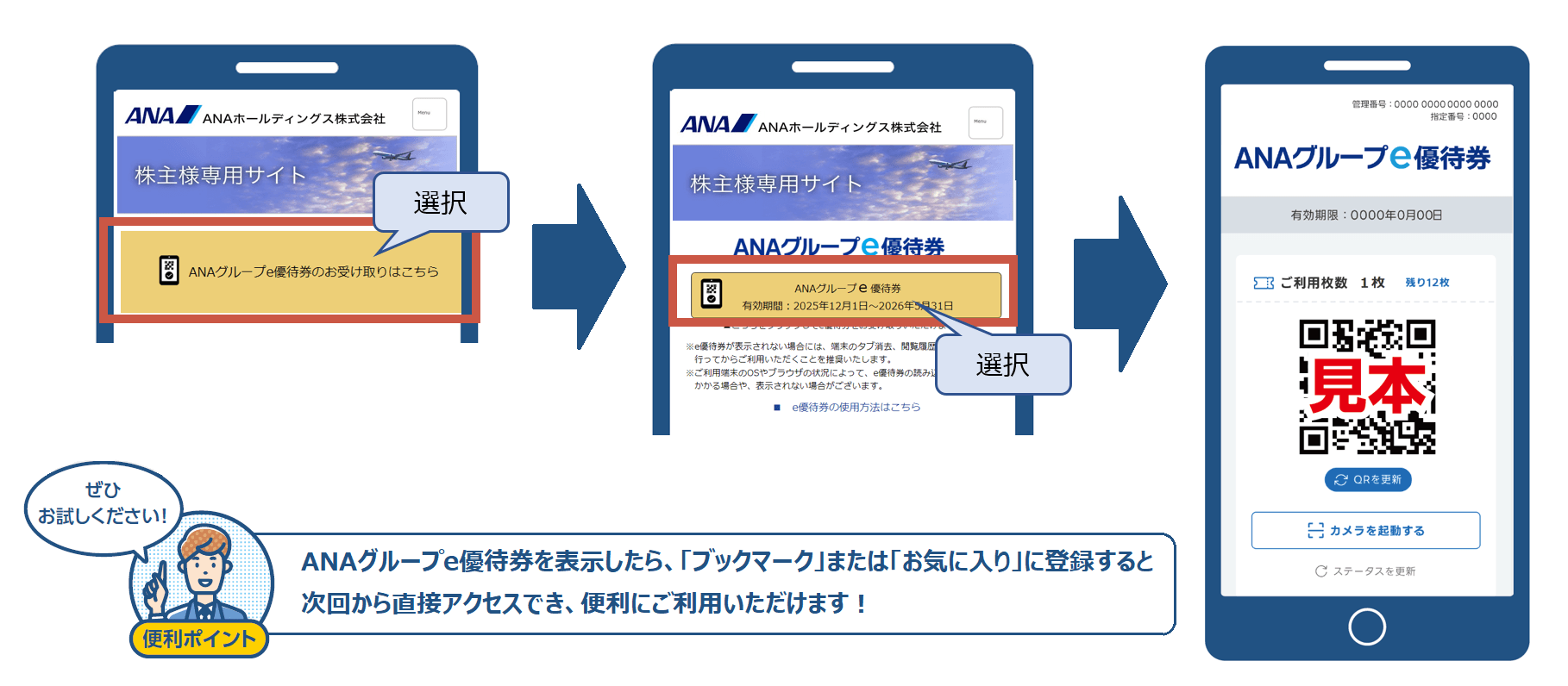 ANA株主優待2枚 コード通知 又は 郵送 選択可能】ANA（全日空）黄色 株主優待券 有効