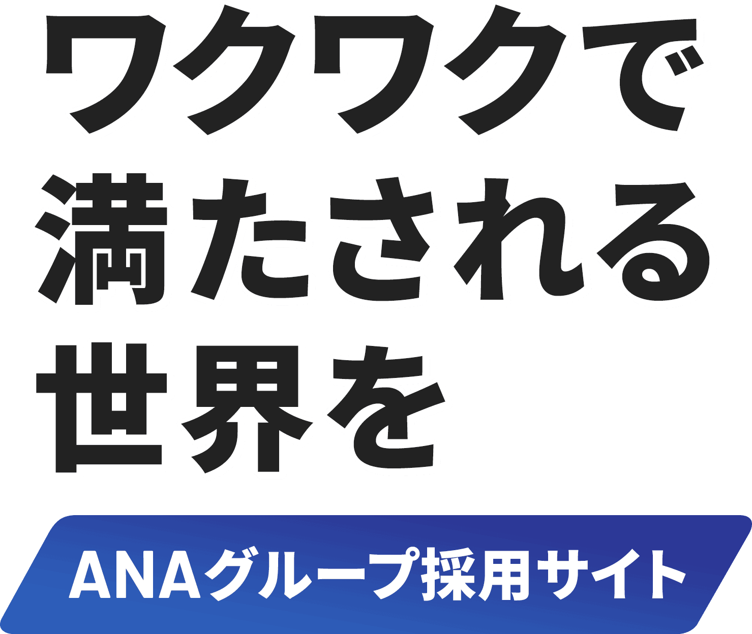 ワクワクで満たされる世界を ANAグループ採用サイト