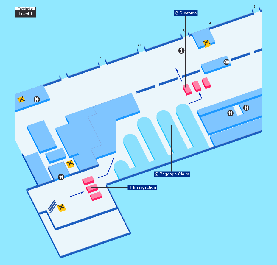 changi airport terminal 1 map