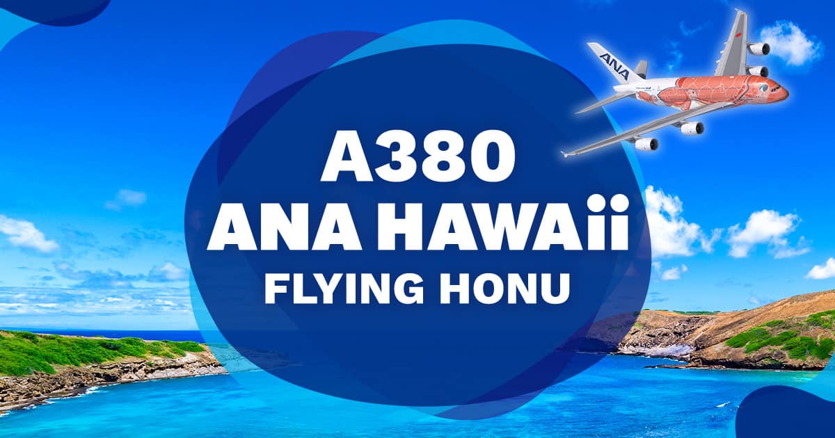 FLYING HONU（フライングホヌ） 成田ーホノルル間定期運航情報|ANA