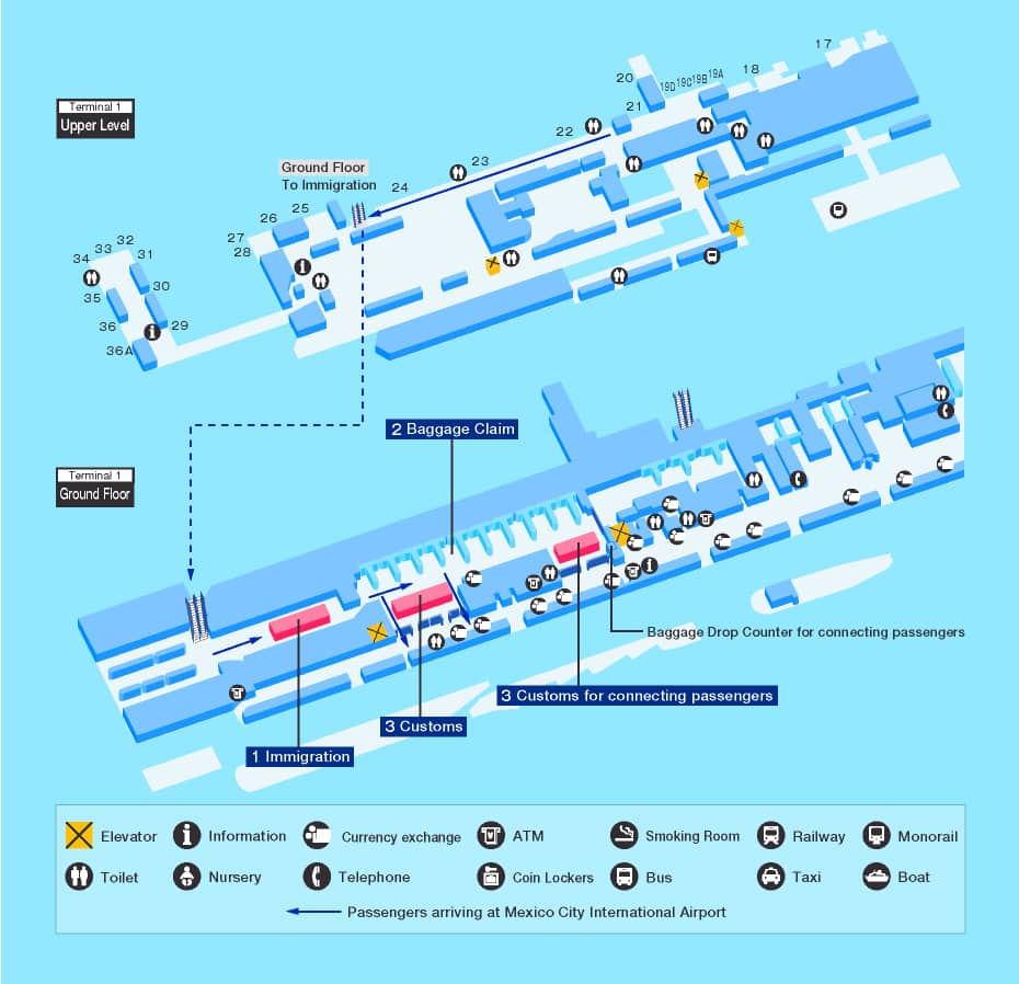 International Airports In Mexico Map