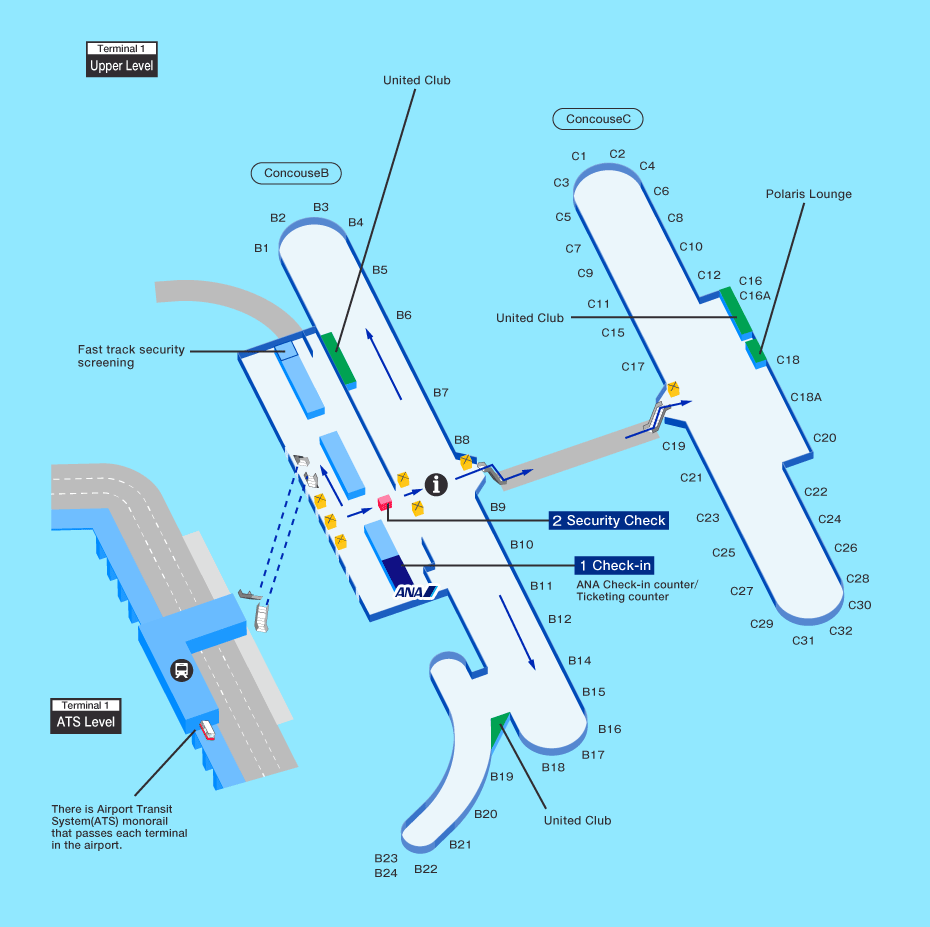 Guide for facilities in Chicago O'Hare International Airport | Airport