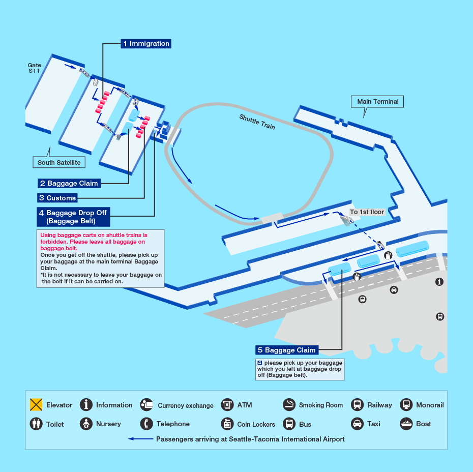 Seatac Airport Gate Map Hot Sex Picture