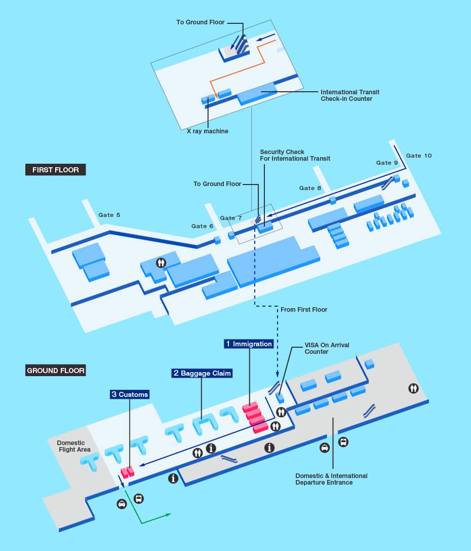 Guide For Facilities In Phnom Penh International Airport Airport
