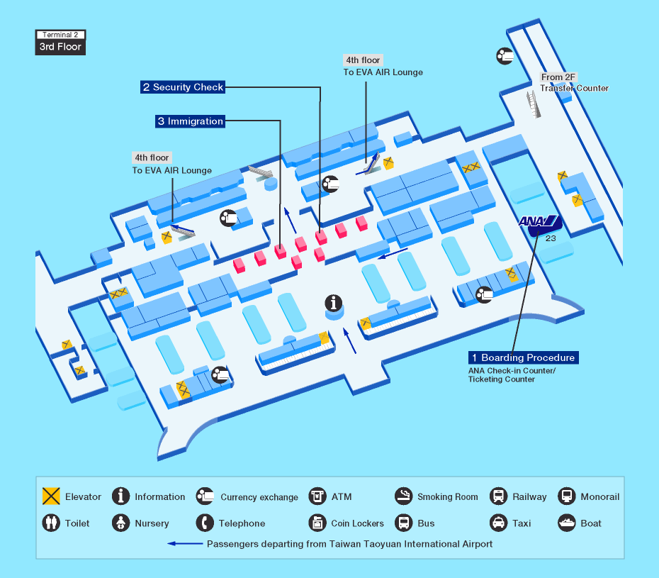 Taoyuan International Airport Map