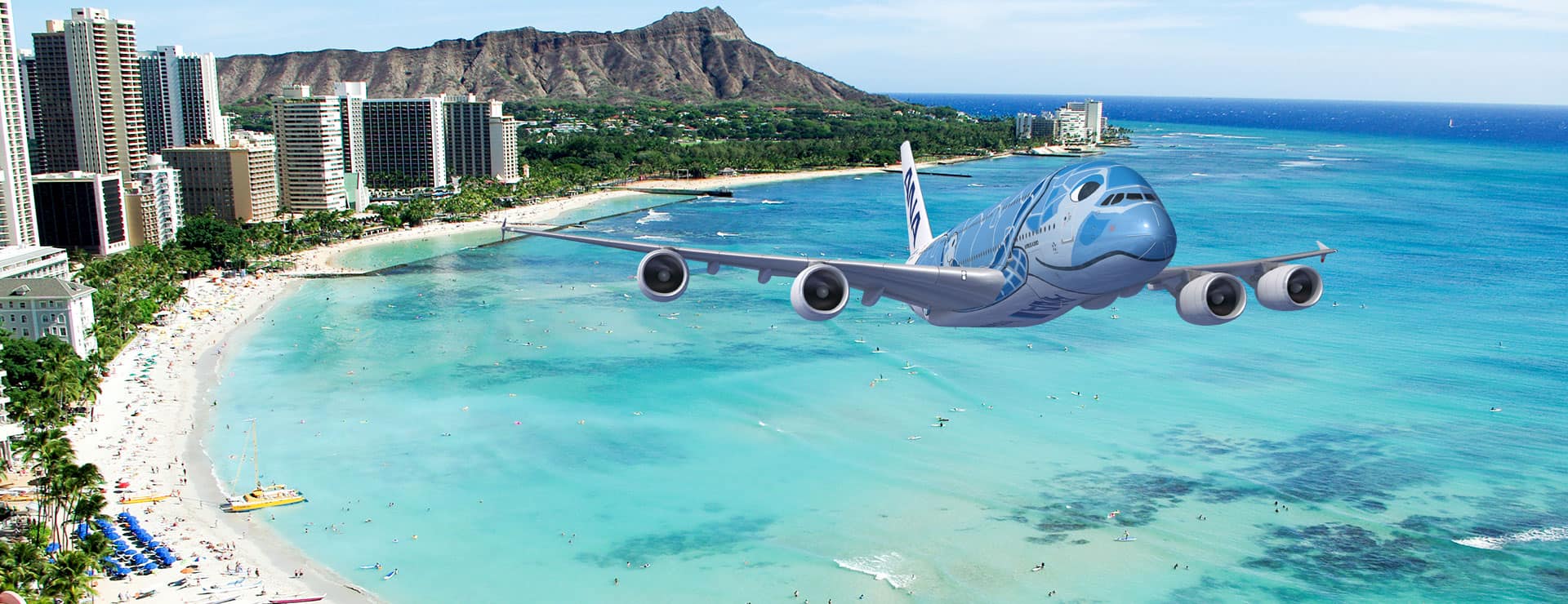 A380で行くハワイツアーANA