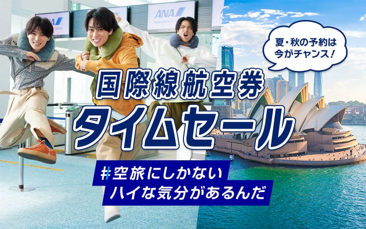 商談成立‼️　タイムセール　本日15:00まで引取可能な方 国際線航空券 タイムセール|ANA