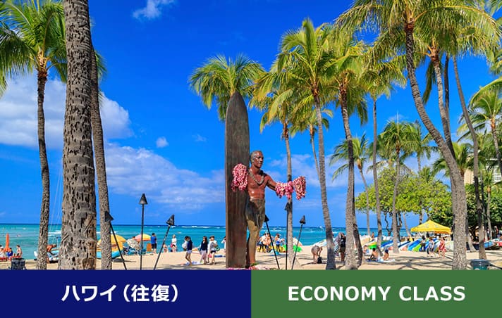 ハワイ（往復） ECONOMY CLASS