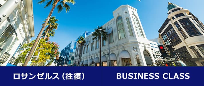 ロサンゼルス（往復） BUSINESS CLASS