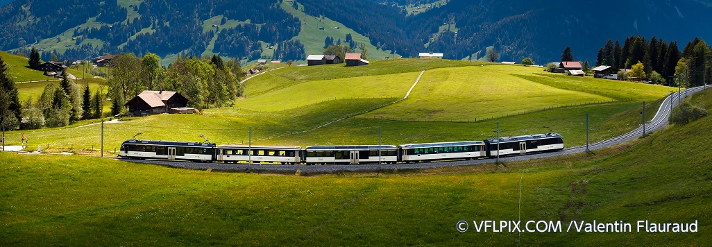 スイスの電車のイメージ