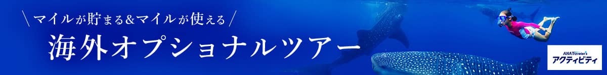 マイルが貯まる＆マイルが使える 海外オプショナルツアー ANA Traveler's アクティビティ