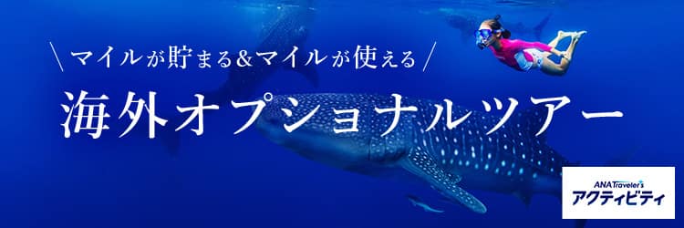 マイルが貯まる＆マイルが使える 海外オプショナルツアー ANA Traveler's アクティビティ