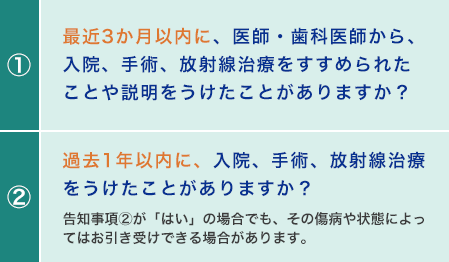告知事項