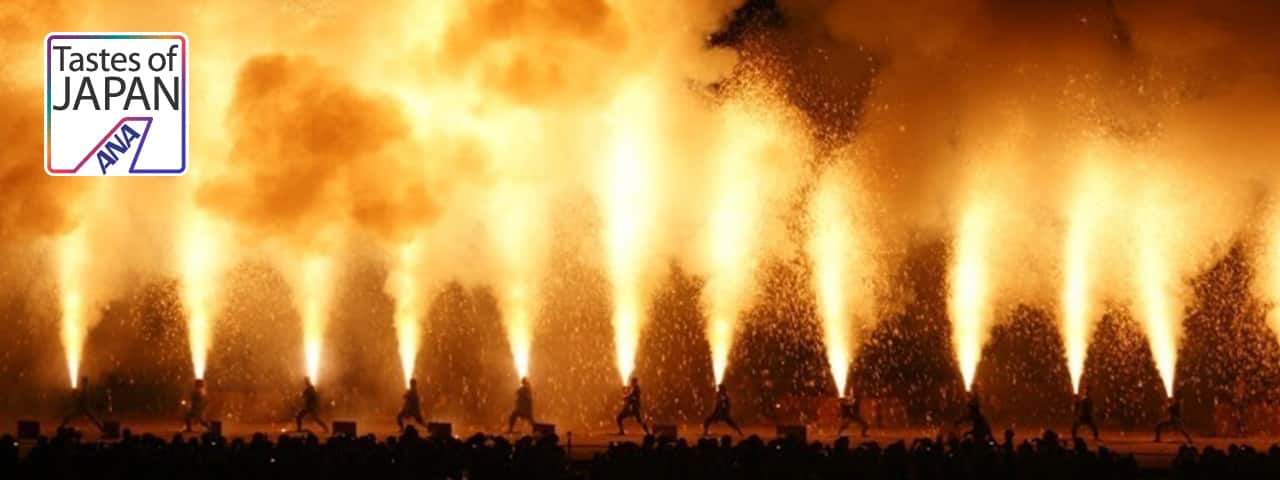 爱知县丰桥手筒花火 炎之祭典 充满震撼力的炎之舞绝对值得一看 Ana