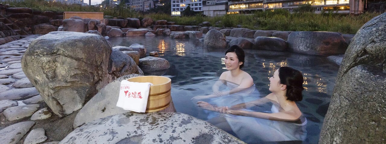 岐阜温泉街日本三大名泉的下吕温泉 可入住温泉酒店也可一日游 Ana