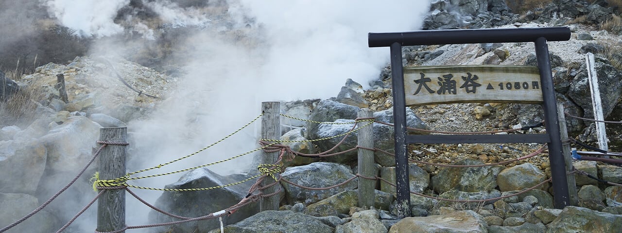 造訪神奈川縣箱根的大涌谷 耹聽大地的鼓動 Ana