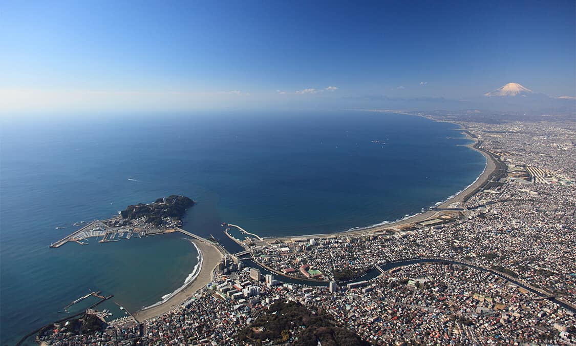 Enjoy food, history and Mount Fuji on Enoshima Island, a power spot on