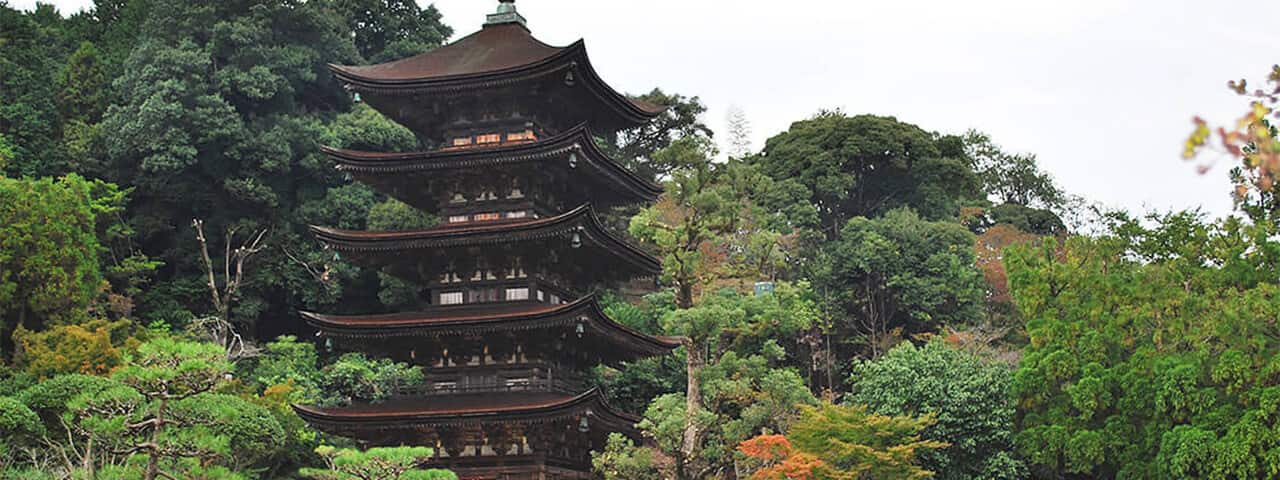 堪稱山口之寶及國寶的琉璃光寺五重塔 Ana