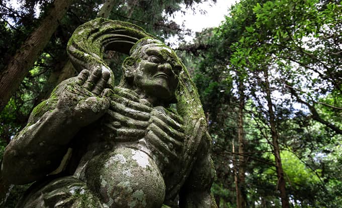 oita futagoji one statue