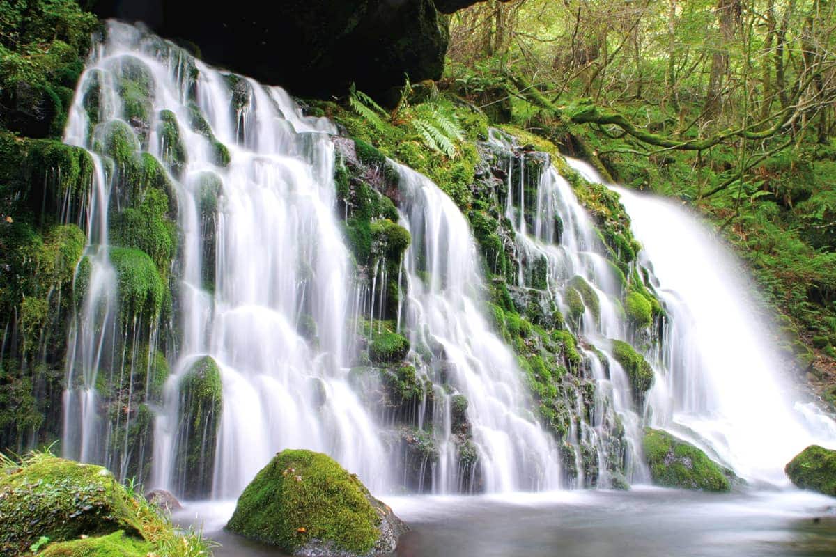 (photo) Mototaki Underflow and Mount Chokai 1