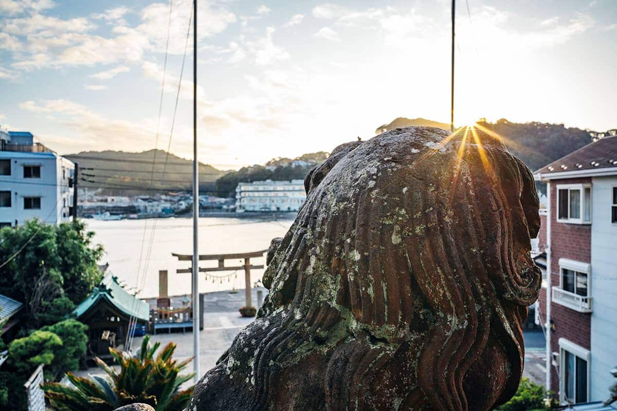 (photo) East and West Kano Shrine and Uraga Harbor crossing 6