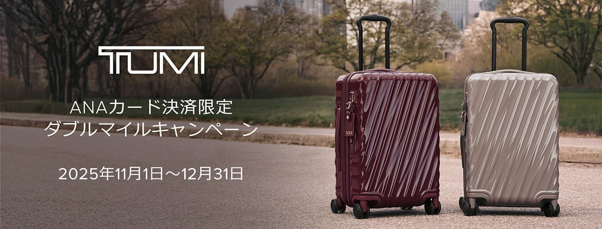 ANAカード決済限定 ダブルマイルキャンペーン　2025年11月1日～12月31日