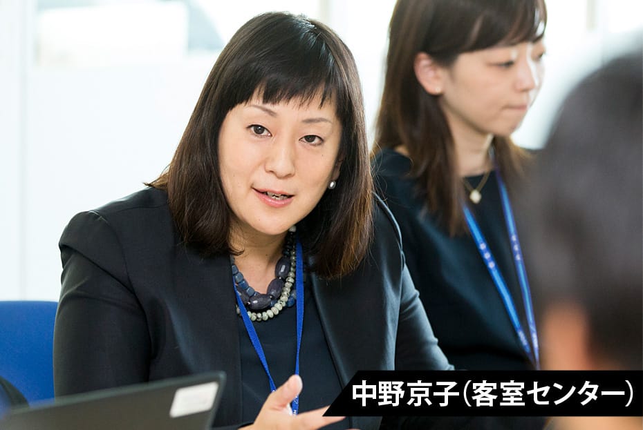 中野京子（客室センター）
