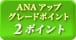 ANAアップグレードポイント 2ポイント