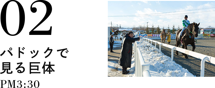 02 パドックで見る巨体 PM3:30