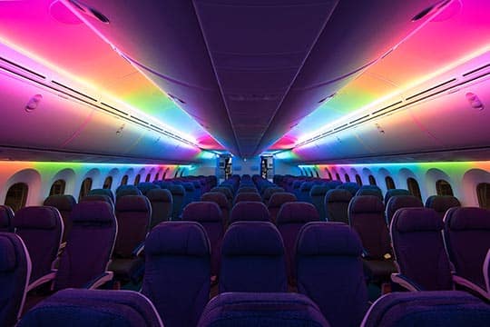 室内照明（レインボー）