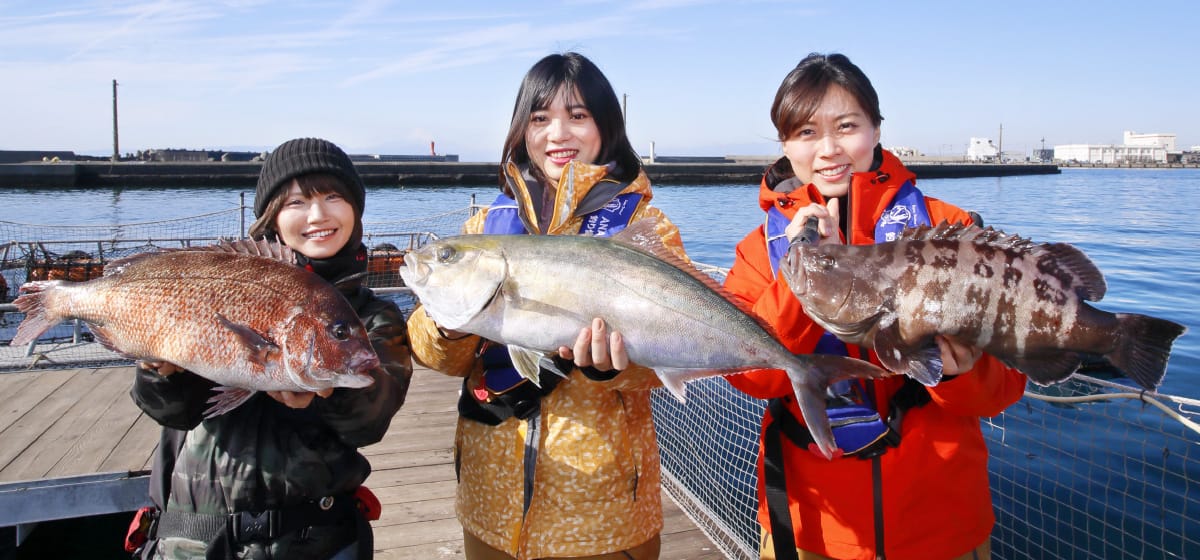 初心者でも高級魚が釣れる 海上釣り堀 入門 後編 釣りのある休日 はじめよう Ana釣り倶楽部 Ana Sky Web