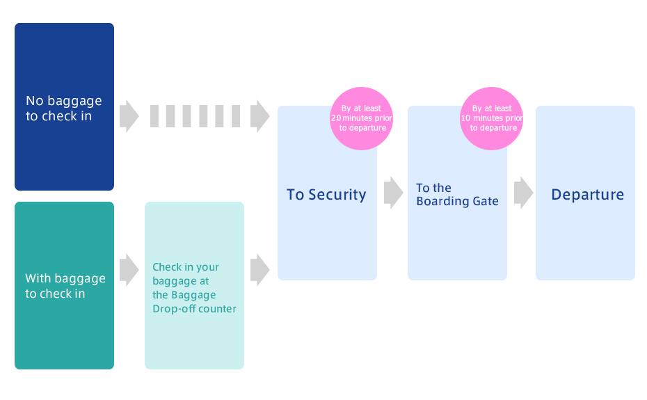 For Passengers Connecting From a Domestic to an International Flight