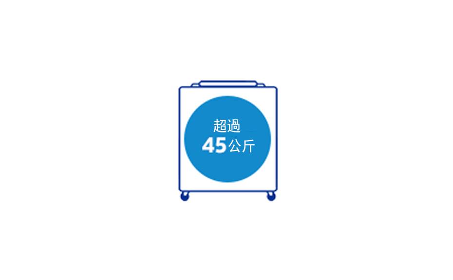 單件超出 45 kg 的行李