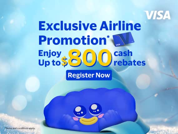 Be the Traveler you want to be. Pay with VISA to enjoy cash rebate up to HKD800.