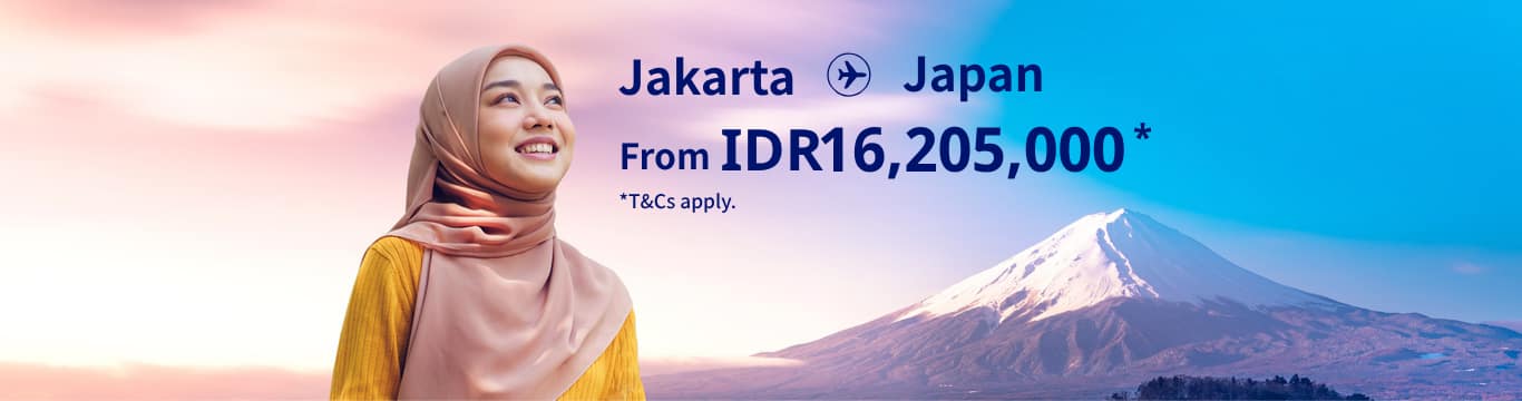 Jakarta - Japan from IDR 16,205,000