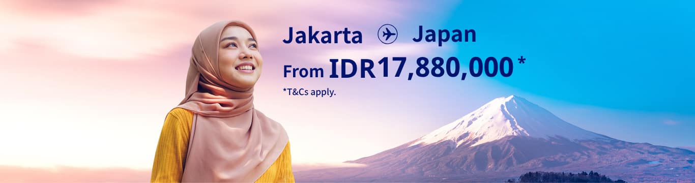 Jakarta - Japan from IDR 17,880,000