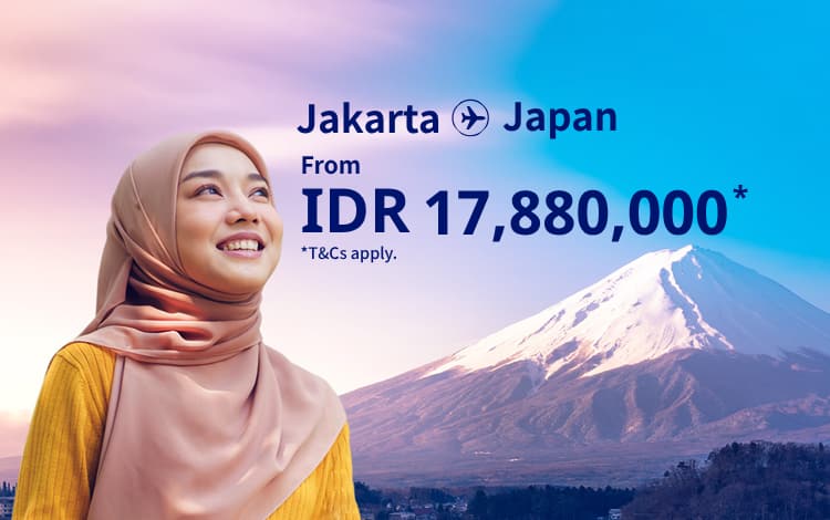 Jakarta - Japan from IDR 17,880,000