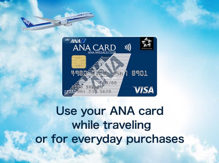 Use your ANA card while traveling or for everyday purchases