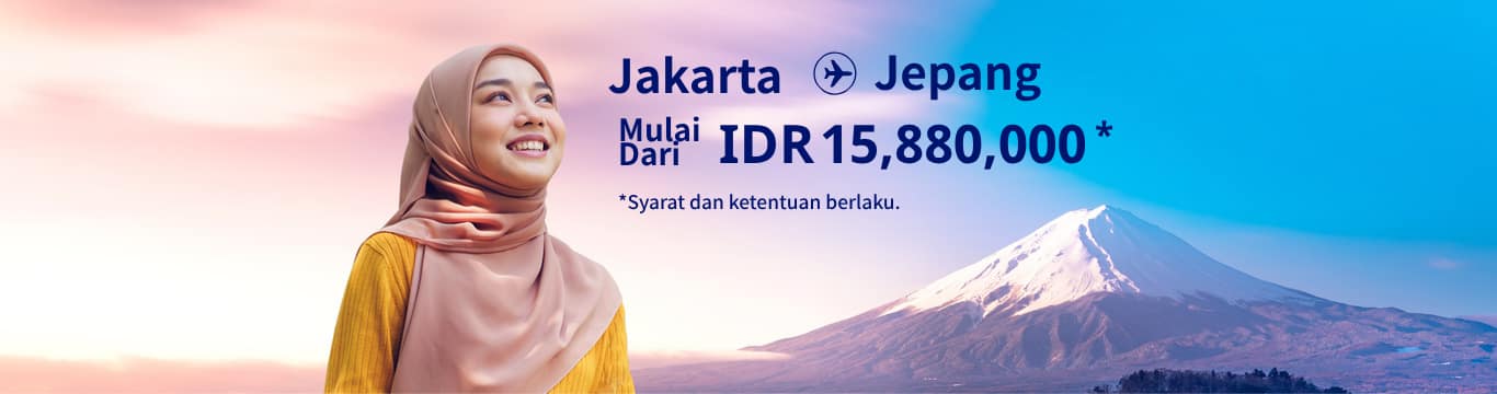 Jakarta - JEPANG dari IDR 15,880,000