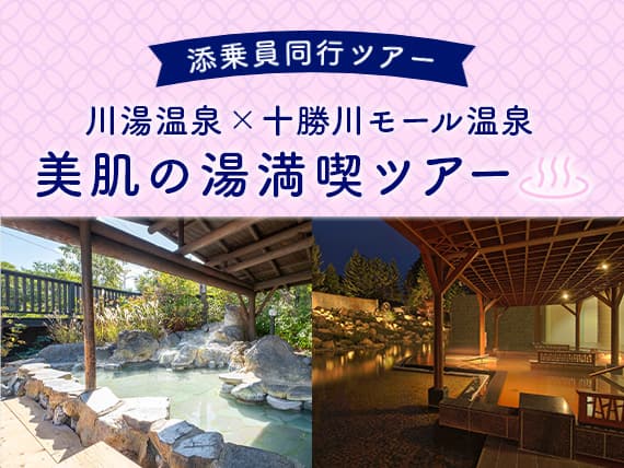 添乗員同行ツアー 川湯温泉×十勝川モール温泉 美肌の湯満喫ツアー