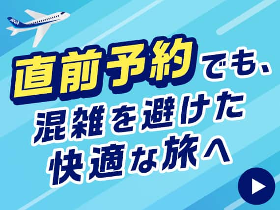 直前予約でも、混雑を避けた快適な旅へ