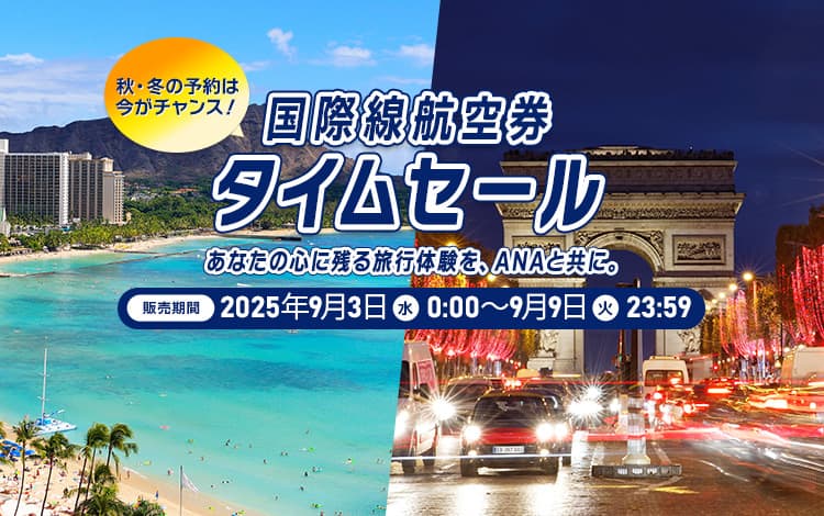 Anaページ ANAの国際線 航空券・飛行機 予約|ANA