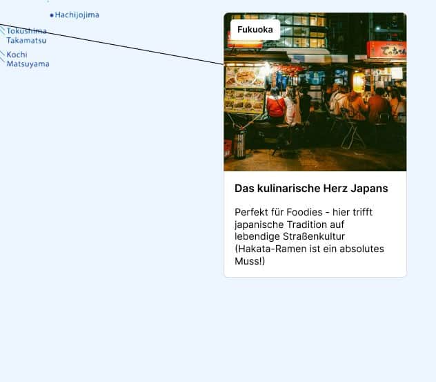 Fukuoka Das kulinarische Herz Japans – Perfekt für Foodies - hier trifft japanische Tradition auf lebendige Straßenkultur (Hakata-Ramen ist ein absolutes Muss!)